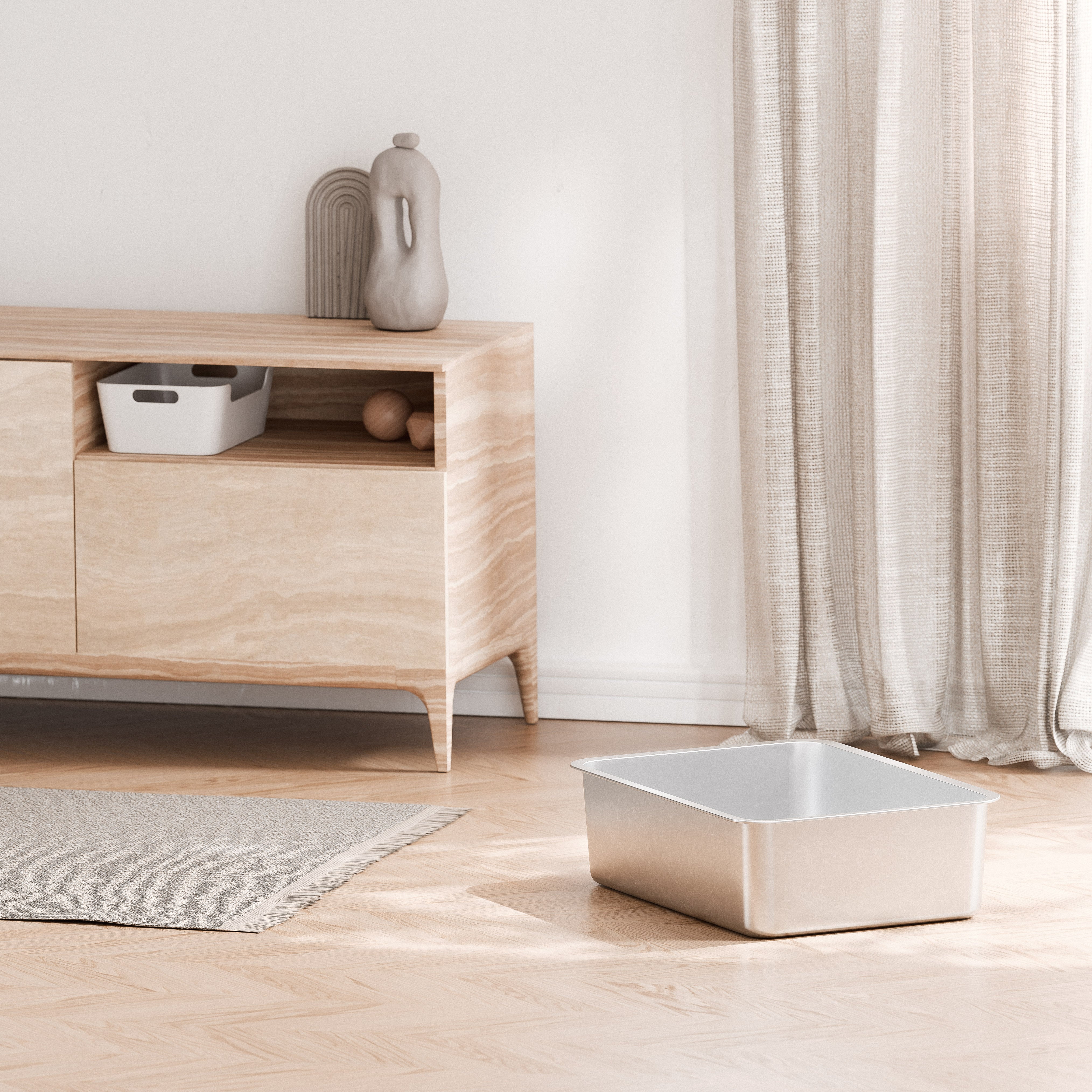 Tabby Trays Stainless Steel Litter Tray - Original