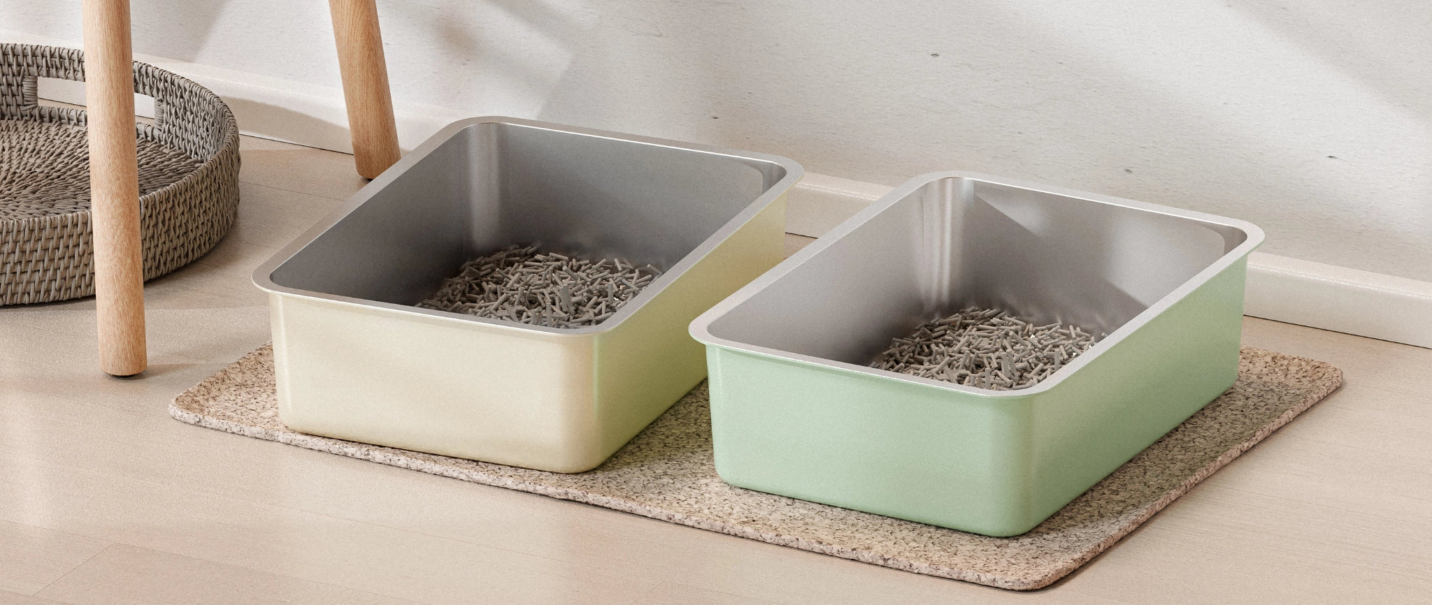 Tabby Trays Stainless Steel Litter Trays